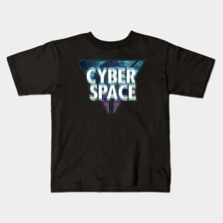 CYBERSPACE - Futuristic Design Kids T-Shirt